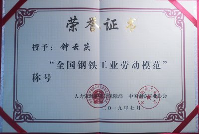全國鋼鐵行業(yè)表彰先進(jìn)  釩鈦科技喜獲三項殊榮(圖4)