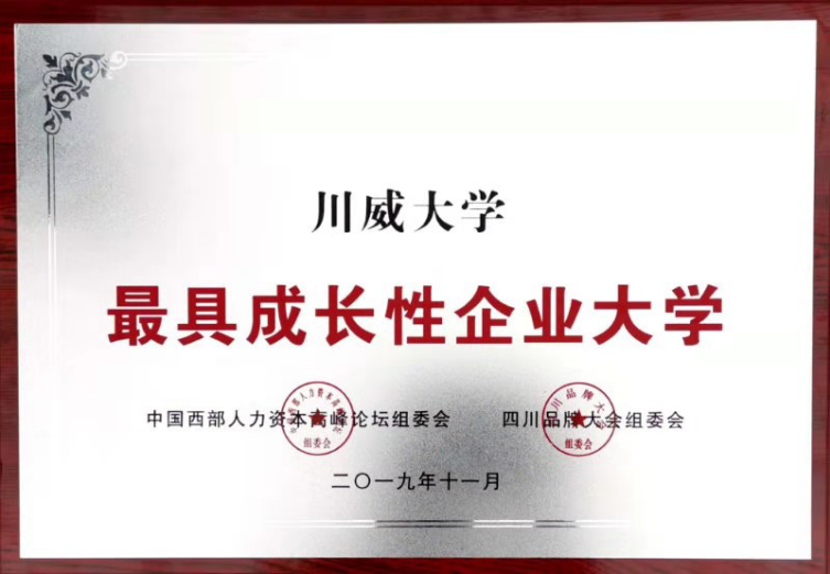 集團(tuán)公司、川威大學(xué)分別榮獲“四川杰出品牌企業(yè)”、“最具成長(zhǎng)性企業(yè)大學(xué)”(圖3)