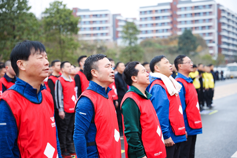 風(fēng)雨兼程九十載 堅韌不拔鑄百年——集團公司隆重舉行2020年迎新春千人健身跑(圖7)