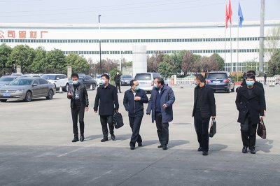 省經(jīng)信廳冶金建材處處長(zhǎng)覃有軍蒞臨川威集團(tuán)成都龍泉生產(chǎn)制造基地考察調(diào)研
