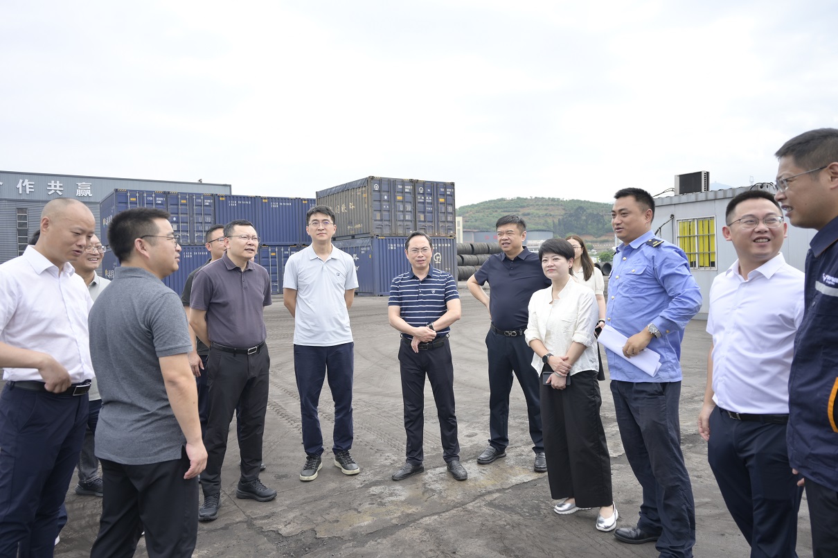 搶抓新機遇，謀求新合作，匯聚新動能——內(nèi)江考察團蒞臨通宇物流參觀交流(圖2)