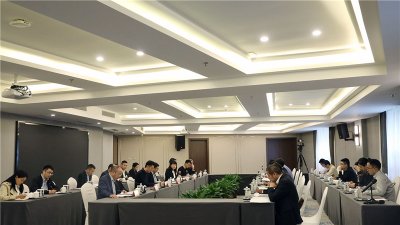 內(nèi)江市市長鄭莉一行到川威集團座談交流
