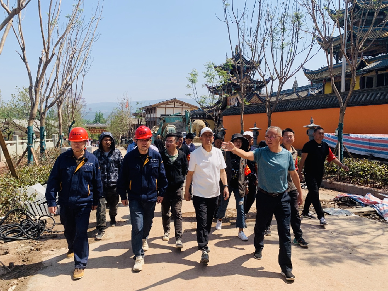 西昌市市長馬廷貴一行調研大石板社區(qū)民宿改造提升項目(圖1)